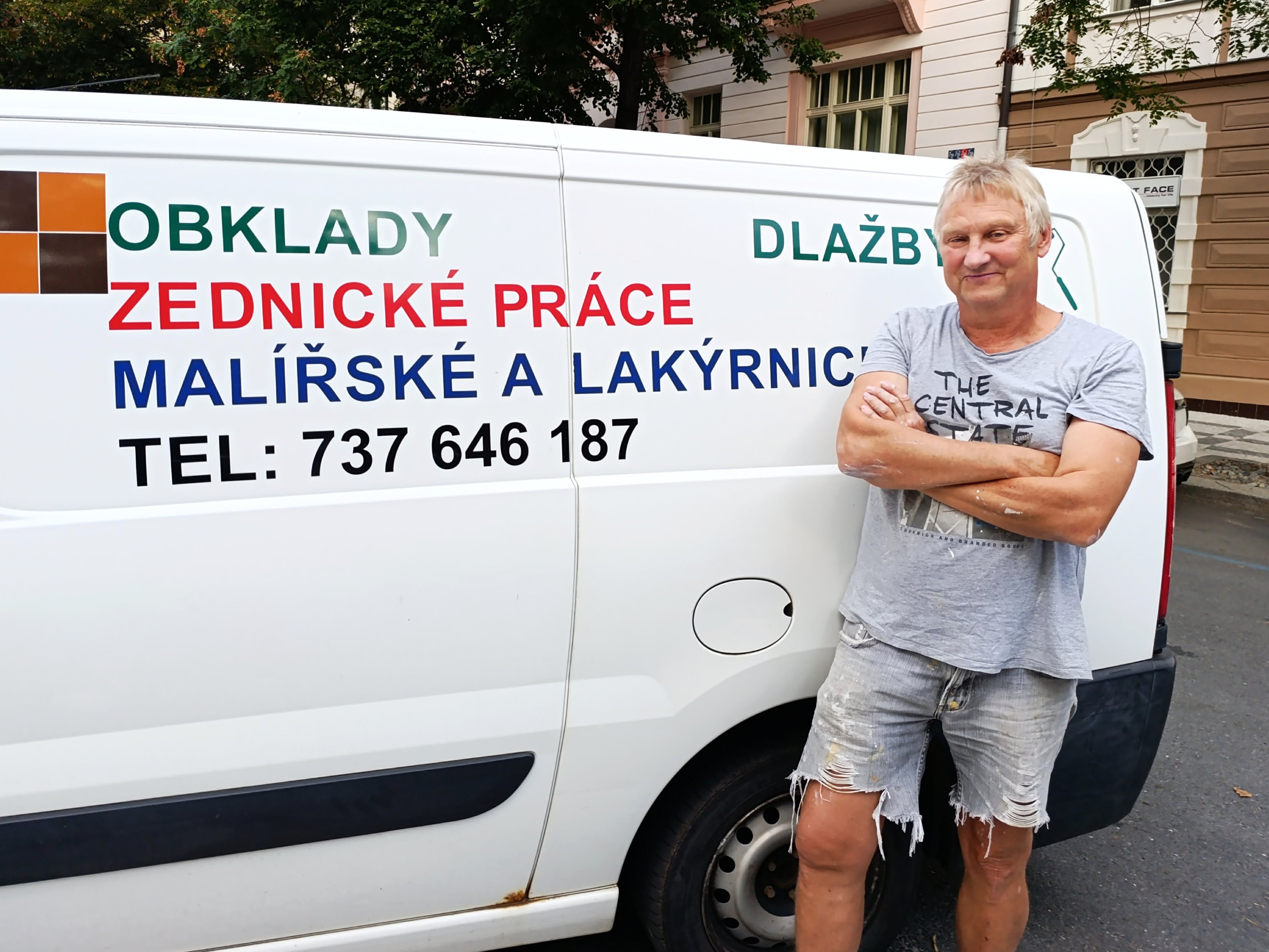 Milan Hubený – malíř a zedník, Praha
